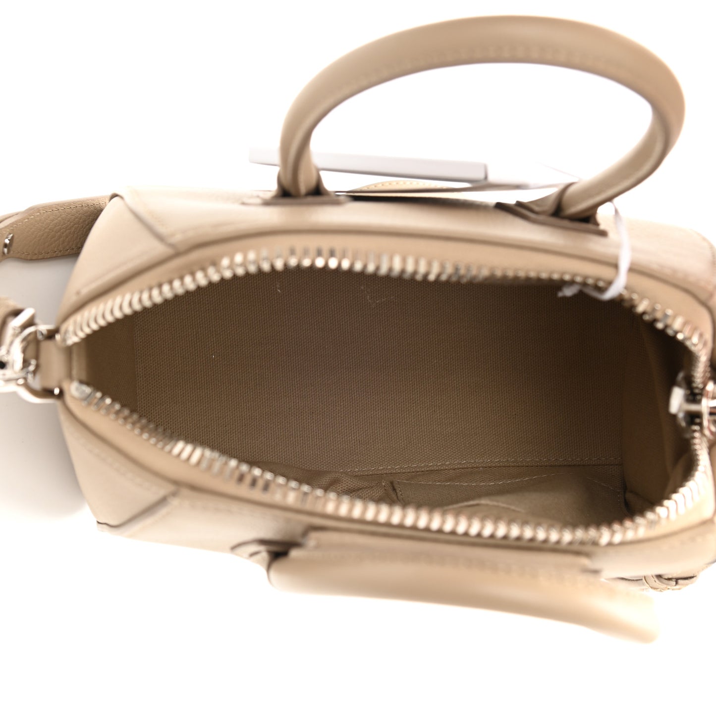 Sugar Goatskin Small Antigona Light Beige