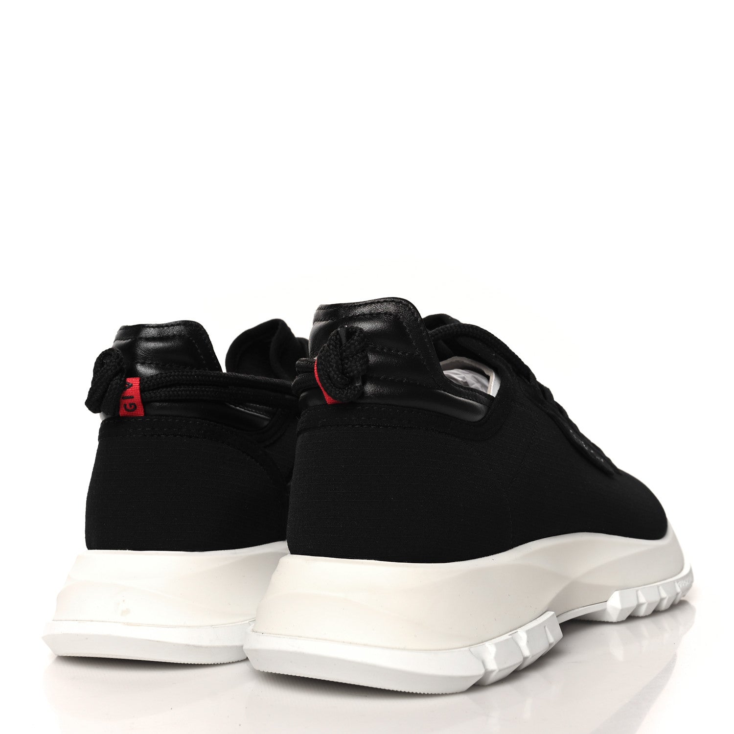 Givenchy Neoprene Calfskin Spectre Low Runners Sneakers 40 Black 5 of 8