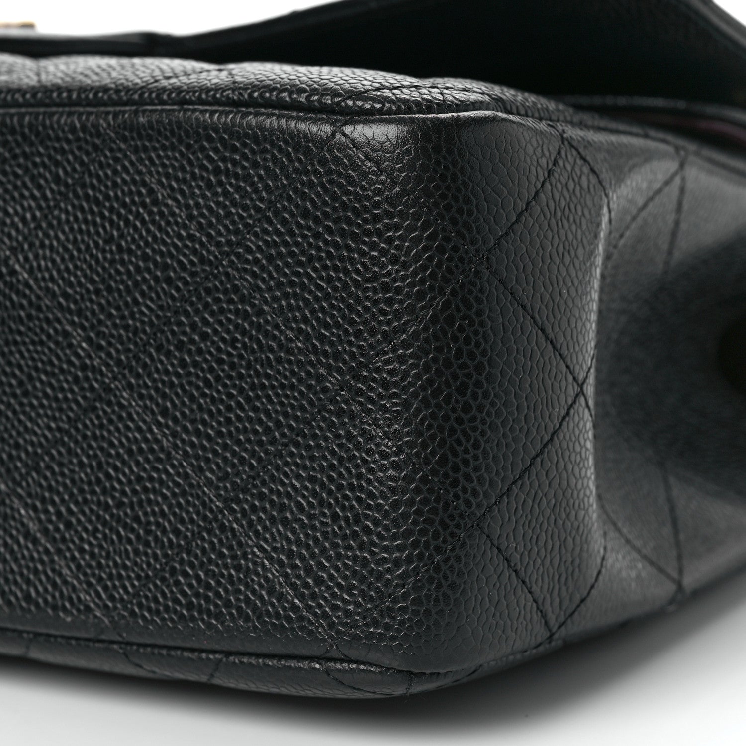 Chanel Caviar Quilted Jumbo Double Flap Black 9 of 12