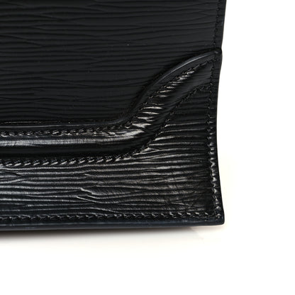 Versace Legno Calfskin Palazzo Top Handle Briefcase Black 11 of 13