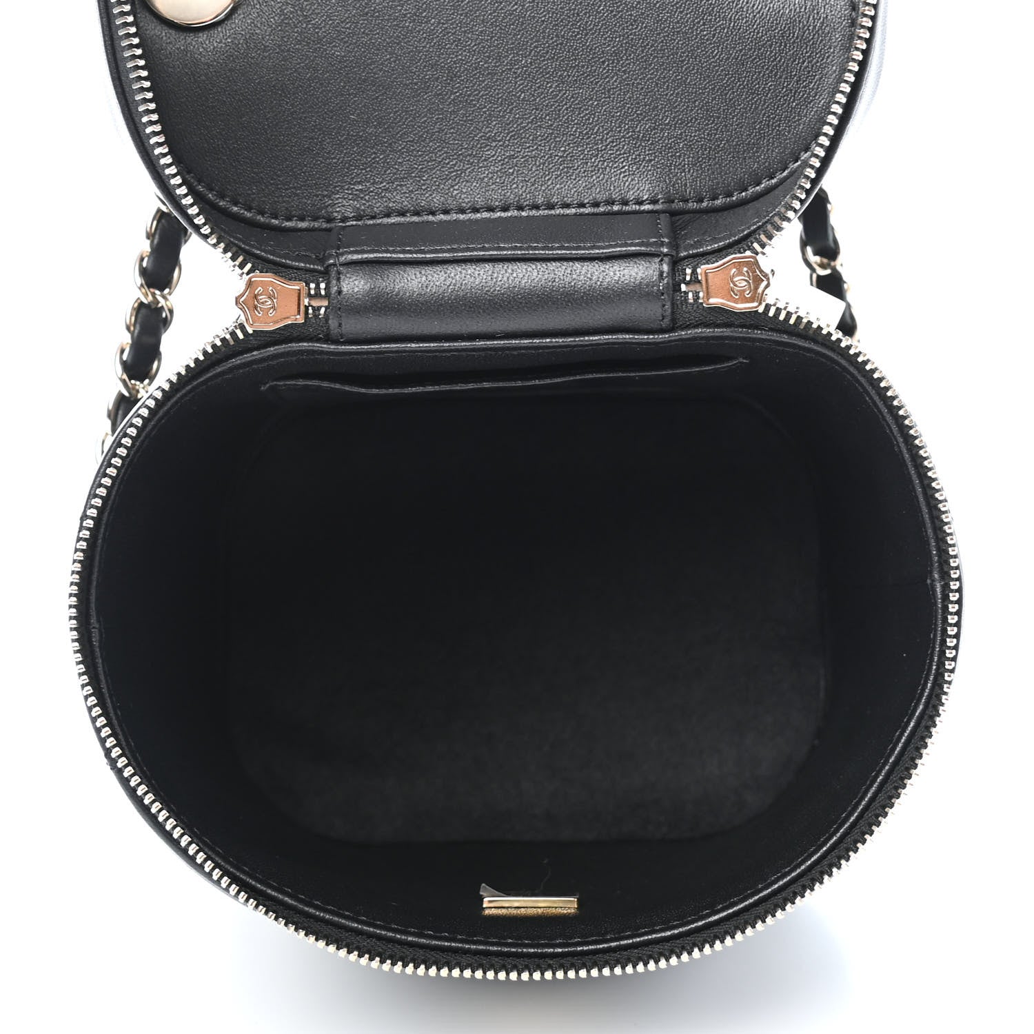 Chanel Lambskin Quilted Trendy Vanity Case Black 4 of 4