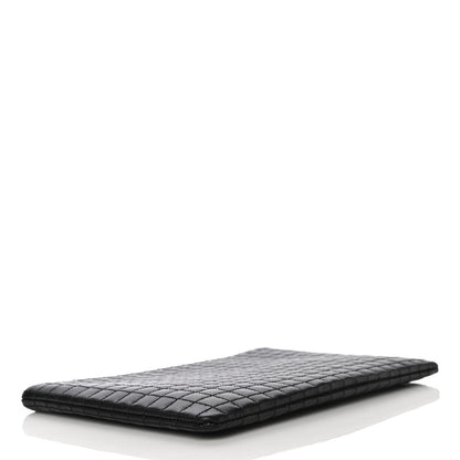 Celine Calfskin Quilted C Charm Pouch Black 4 of 11