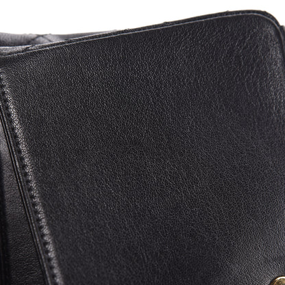 Chanel Sheepskin Quilted Medium Vintage Mademoiselle Flap Black 11 of 13
