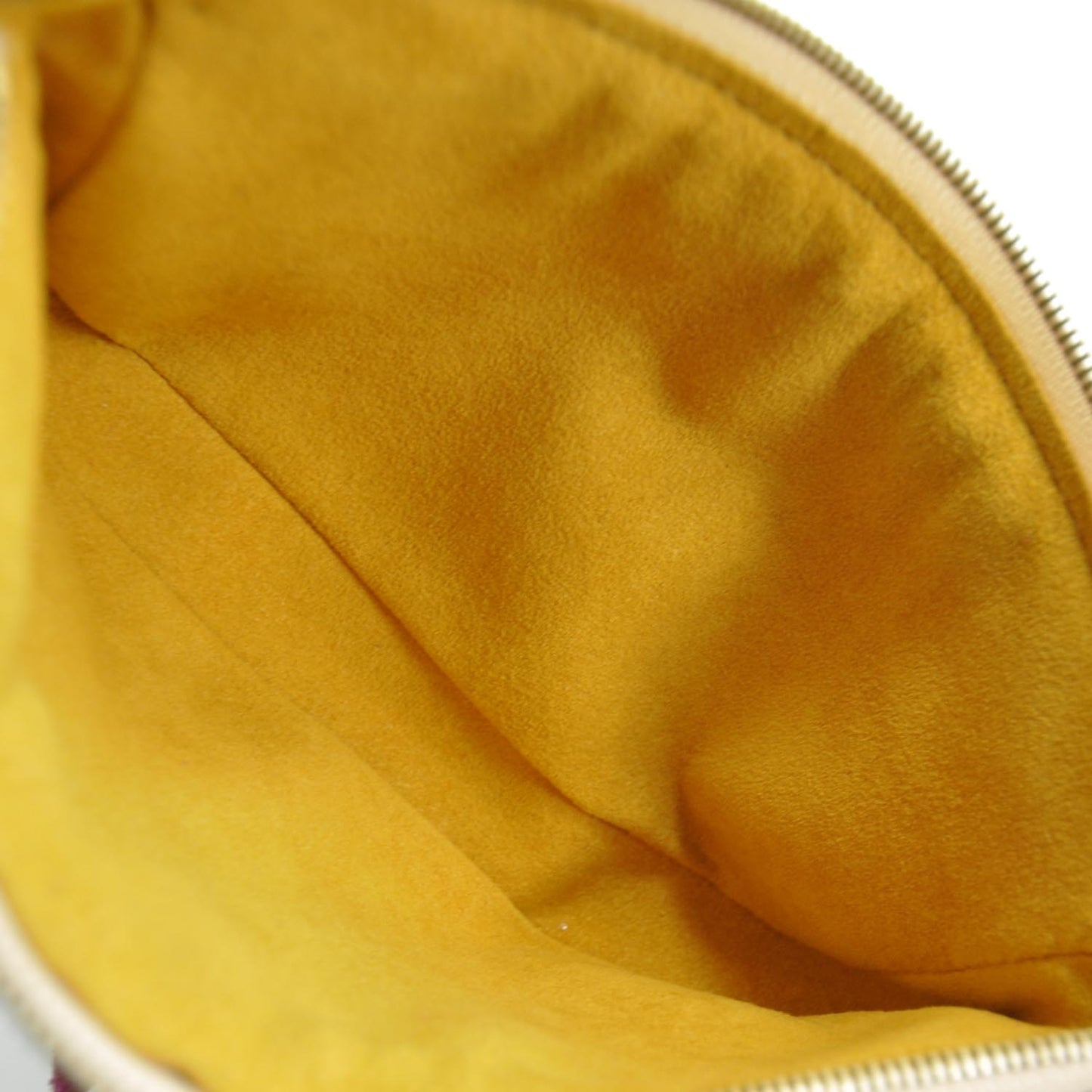 Monogram Multicolor Fringe Bucket Black