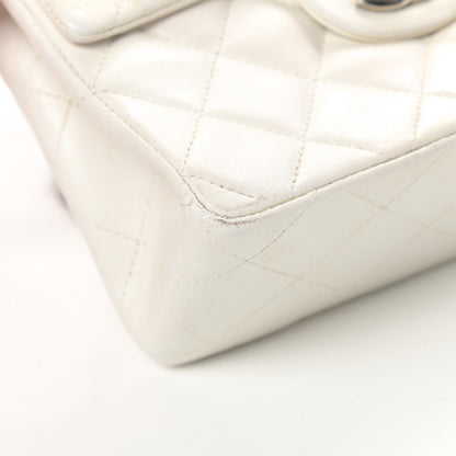 Chanel Lambskin Quilted Mini Square Flap White 9 of 16