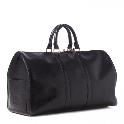 Louis Vuitton Epi Keepall 45 Black 5 of 17