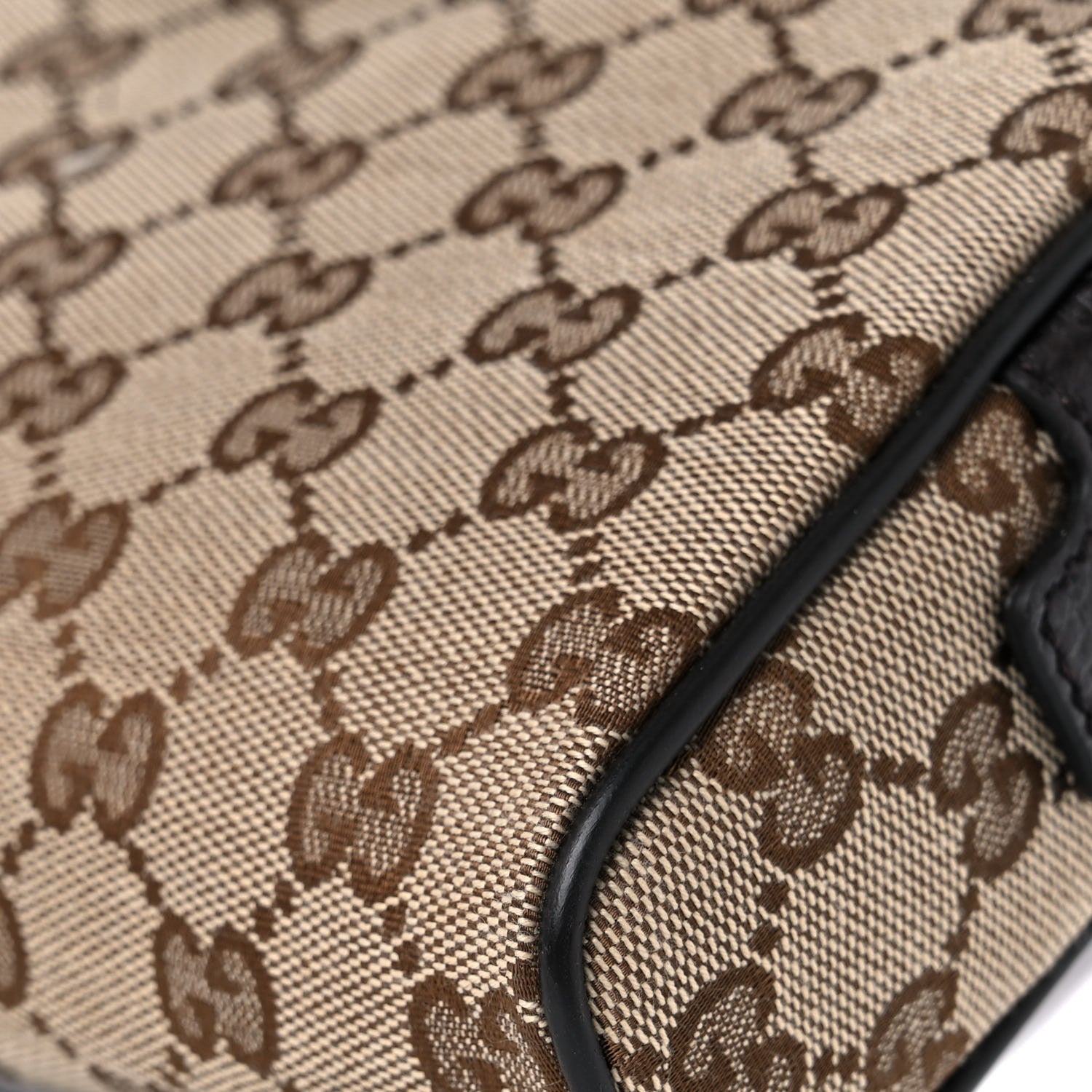 Gucci Monogram Belt Bag Dark Brown 8 of 12