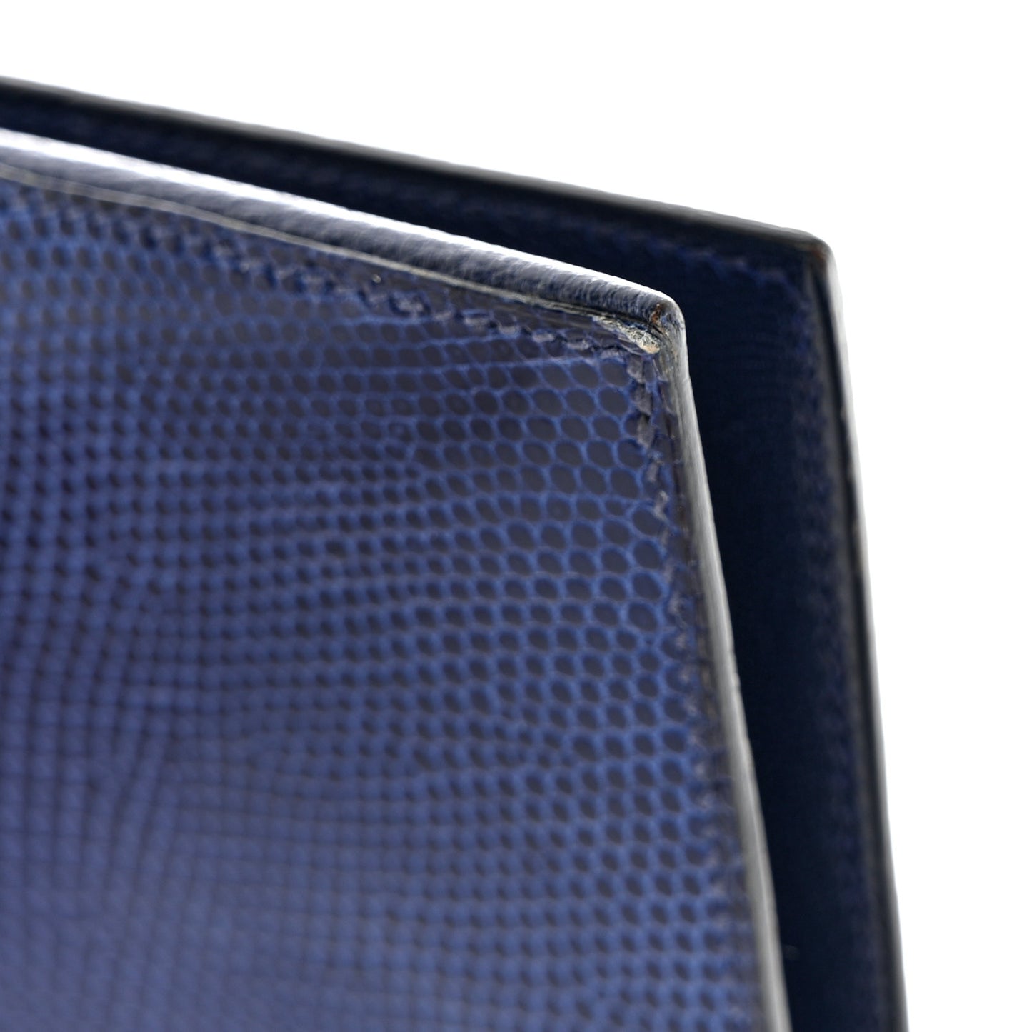 Lizard Bearn Gusset Wallet Bleu Saphir