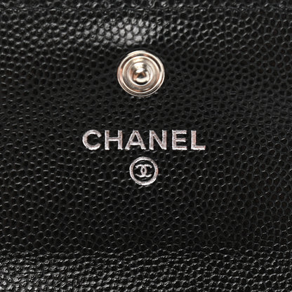 Chanel Caviar Quilted Boy Flap Card Holder Black 5 of 8