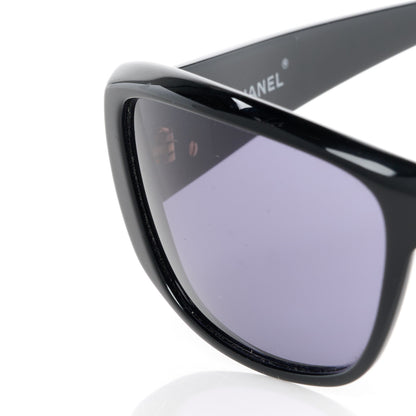 Chanel Acetate CC Sunglasses 0021 Black 7 of 7