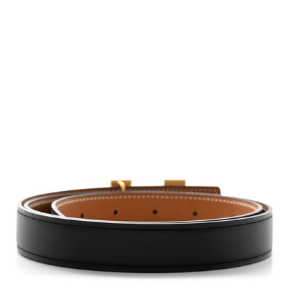 Hermes Swift Epsom 24mm Mini Constance H Belt 85 34 Black Gold 2 of 9