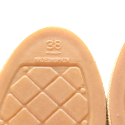 Chanel Linen CC Espadrilles 38 Pink Black 8 of 11
