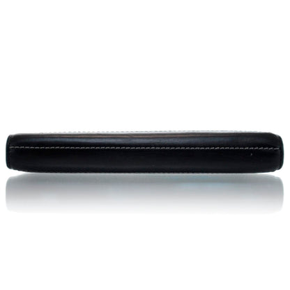 Chanel Lambskin Vertical Quilted Mademoiselle Yen Wallet Black 4 of 11