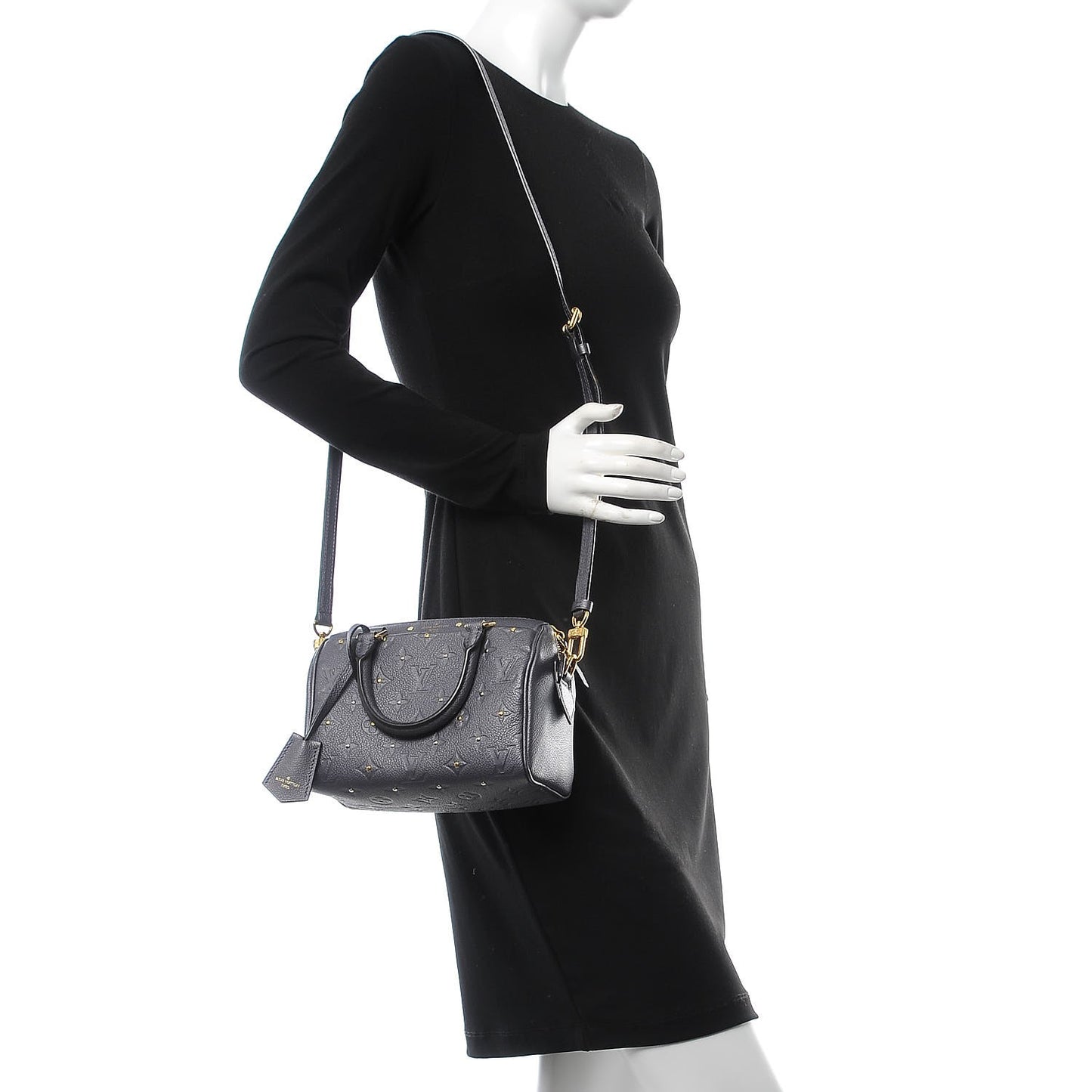 Empreinte Studded Speedy Bandouliere 20 Gris Silver