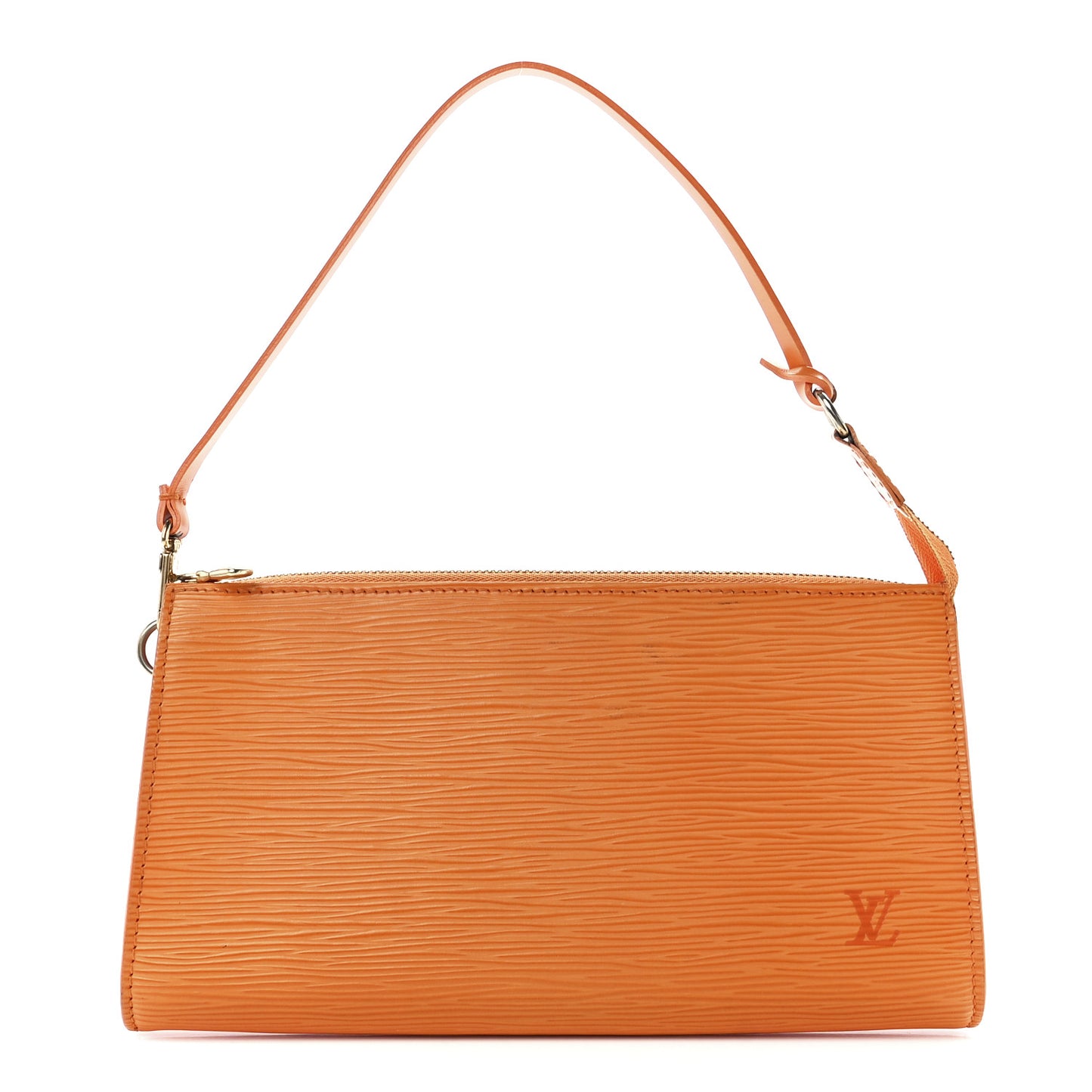 Epi Pochette Accessories 24 Mandarin