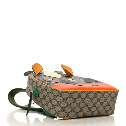 Gucci GG Supreme Monogram Kids Giraffe Backpack Ebony Multicolor 3 of 9