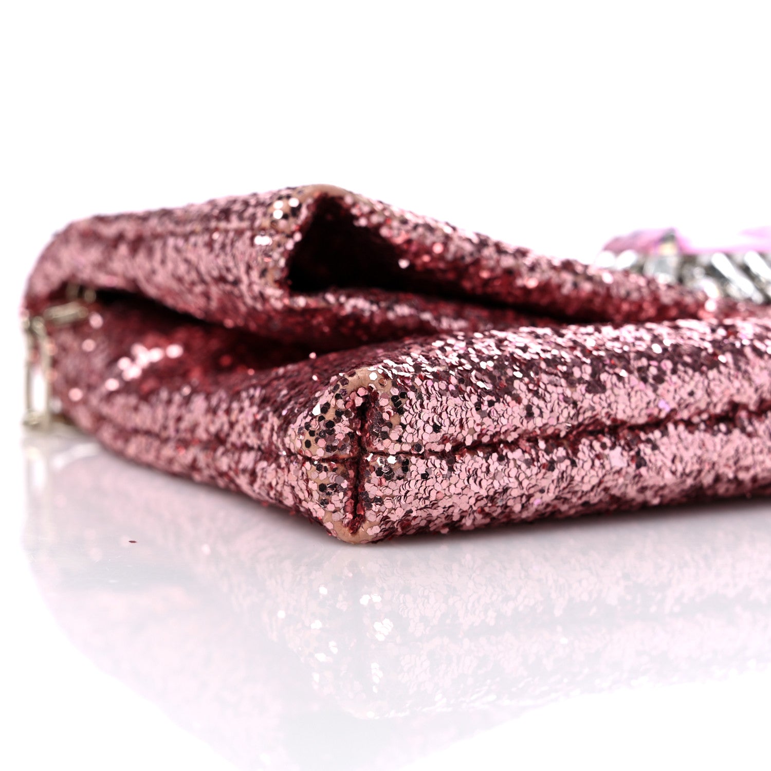 Jimmy Choo Glitter Crystal Galactica Titania Clutch Candyfloss 8 of 11