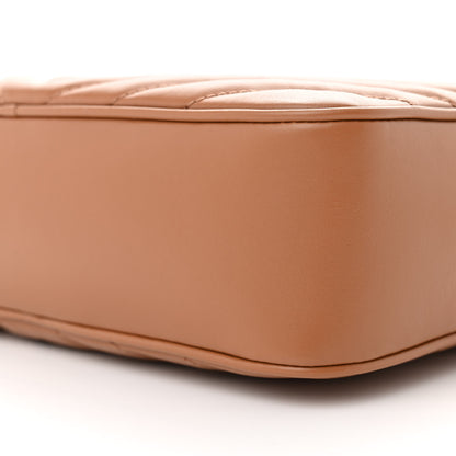 Saint Laurent Calfskin Matelasse Monogram Lou Camera Bag Cinnamon 10 of 11