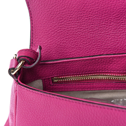 Gucci Cellarius Calfskin Medium Soho Flap Crossbody Bright Bouganville 9 of 15