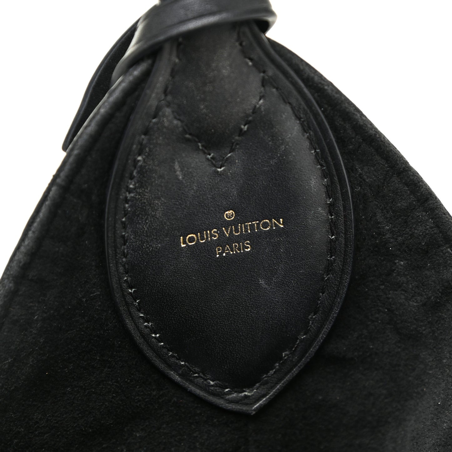 Monogram Flower Hobo Black