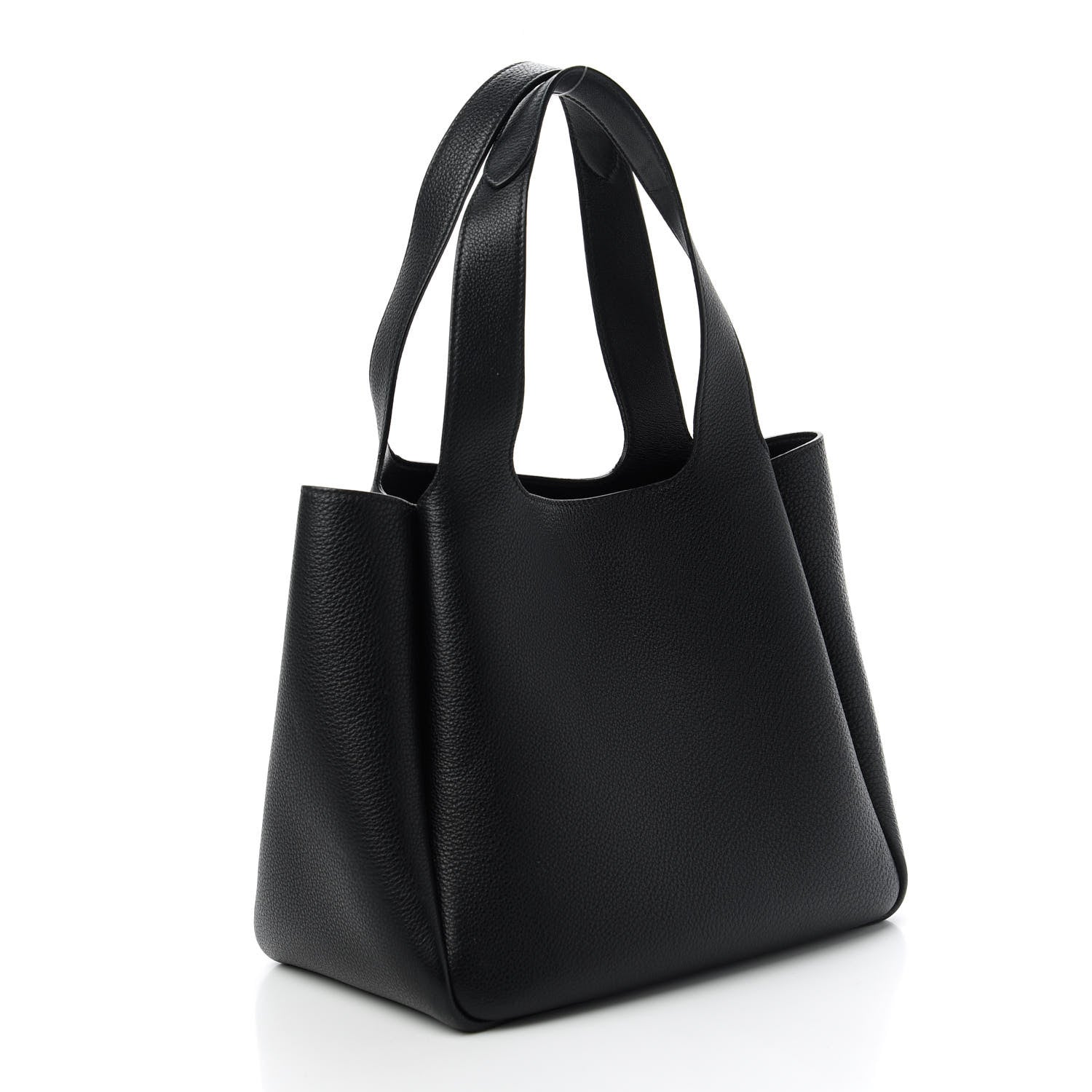 Prada Vitello Daino Soft Medium Dynamique Tote Black 3 of 11