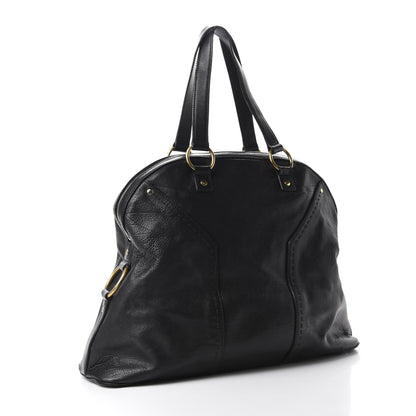 Saint Laurent Calfskin Oversized Muse Black 3 of 11