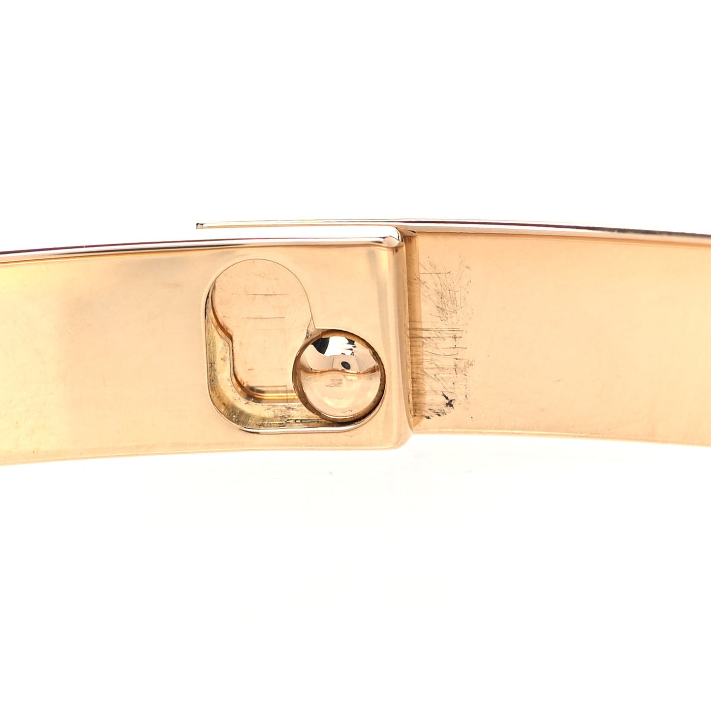 18K Yellow Gold PM Collier De Chien Bracelet ST