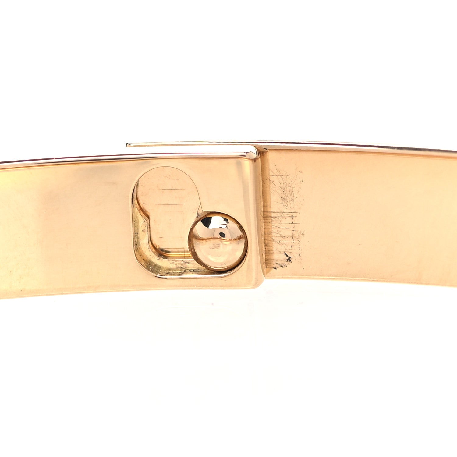 Hermes 18K Yellow Gold PM Collier De Chien Bracelet ST 5 of 6