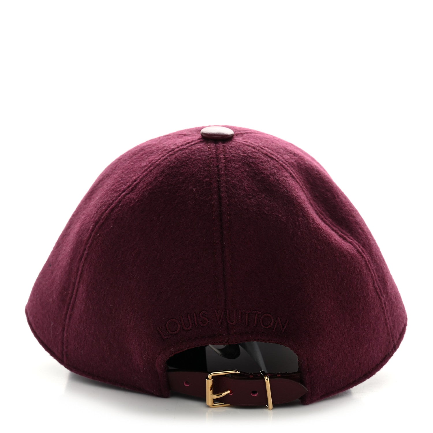 Louis Vuitton Wool Silk Monogram Endless Cap L Bordeaux 5 of 8