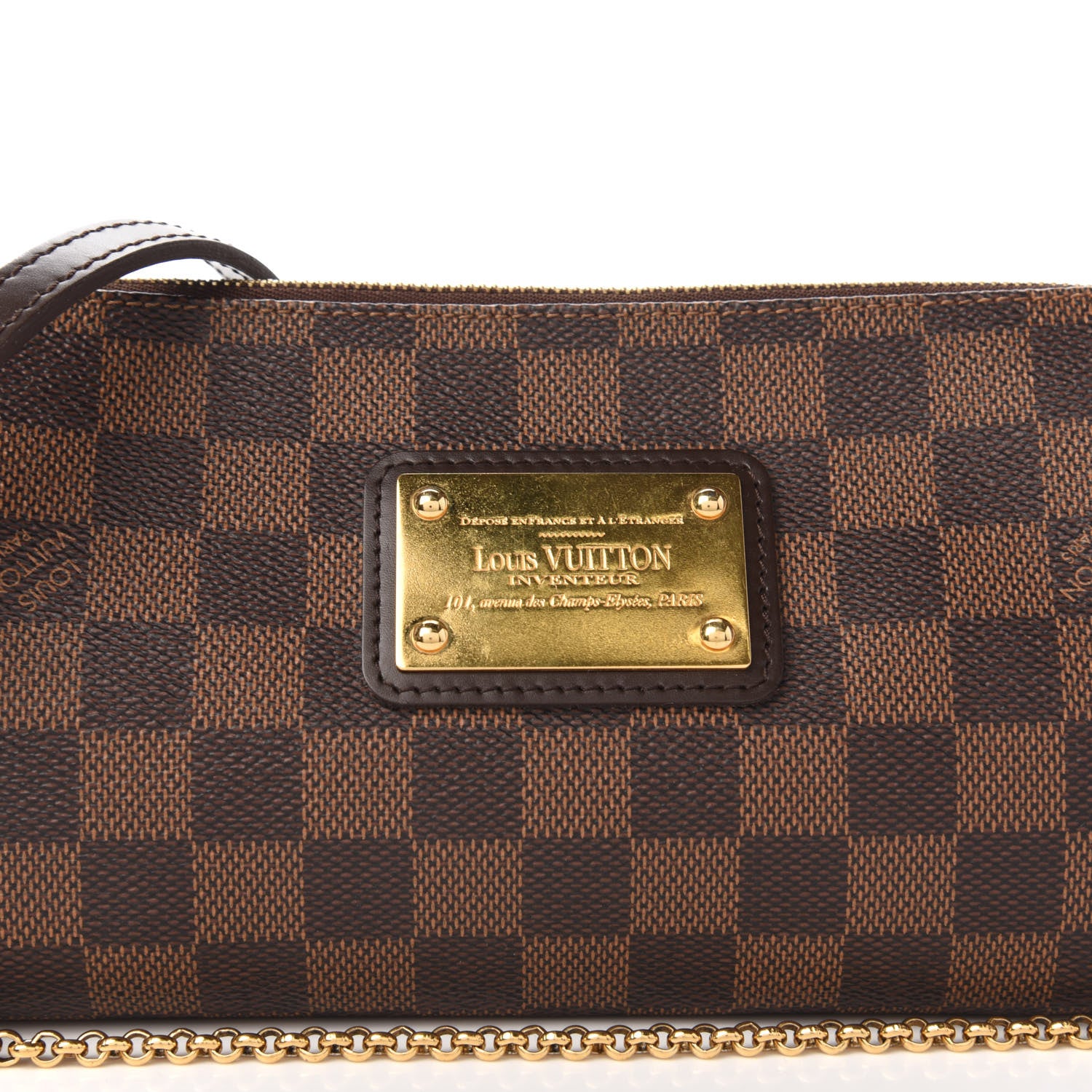 Louis Vuitton Damier Ebene Eva Clutch 11 of 11