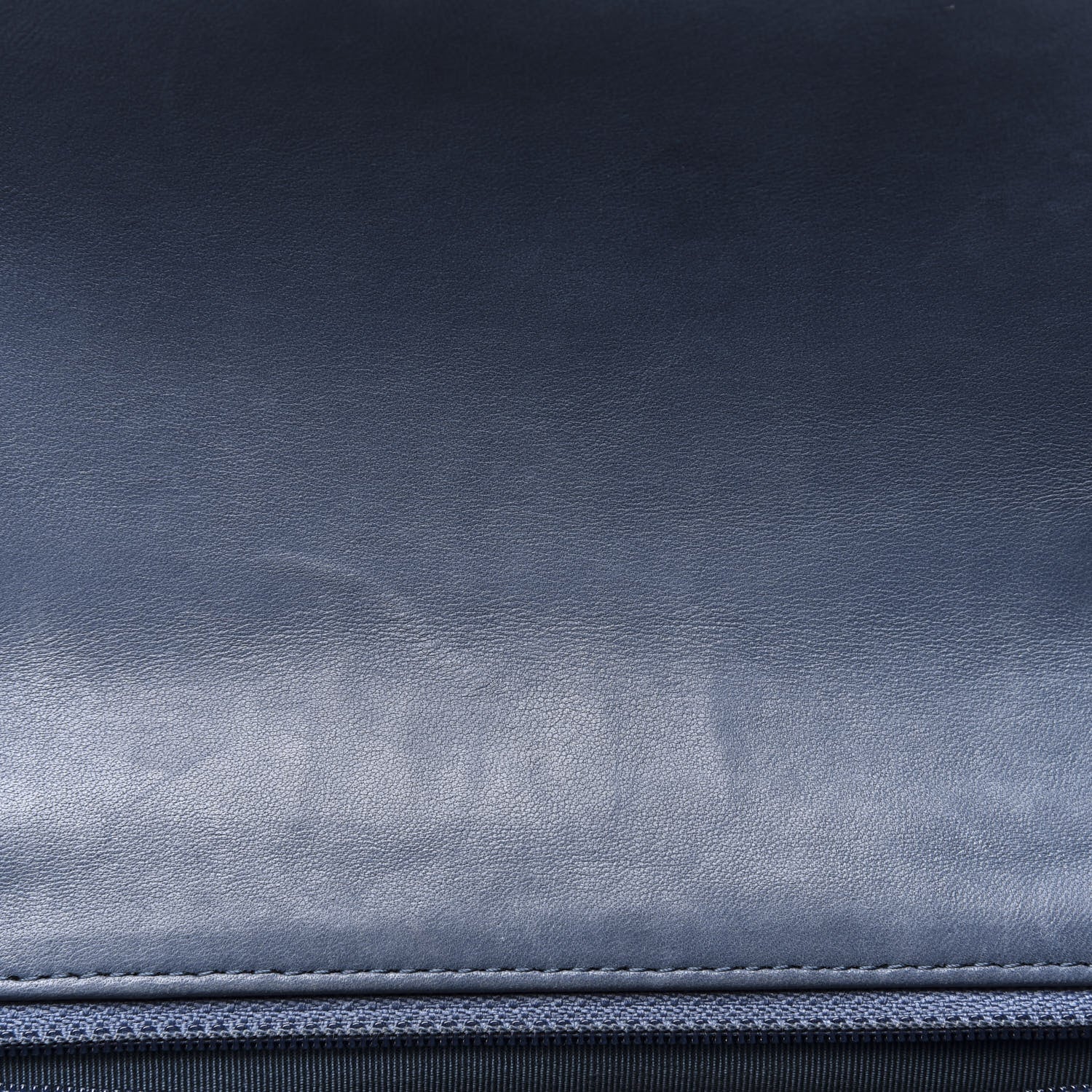Chanel Lambskin Quilted Mini Rectangular Flap Dark Blue 9 of 10