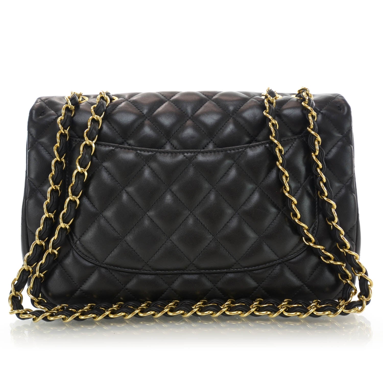 Chanel Lambskin Jumbo Single Flap Black 3 of 10