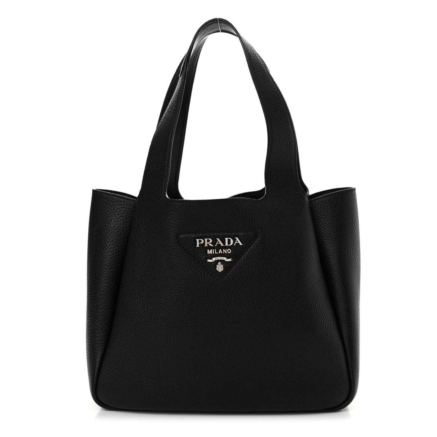 Vitello Daino Soft Small Dynamique Tote Black