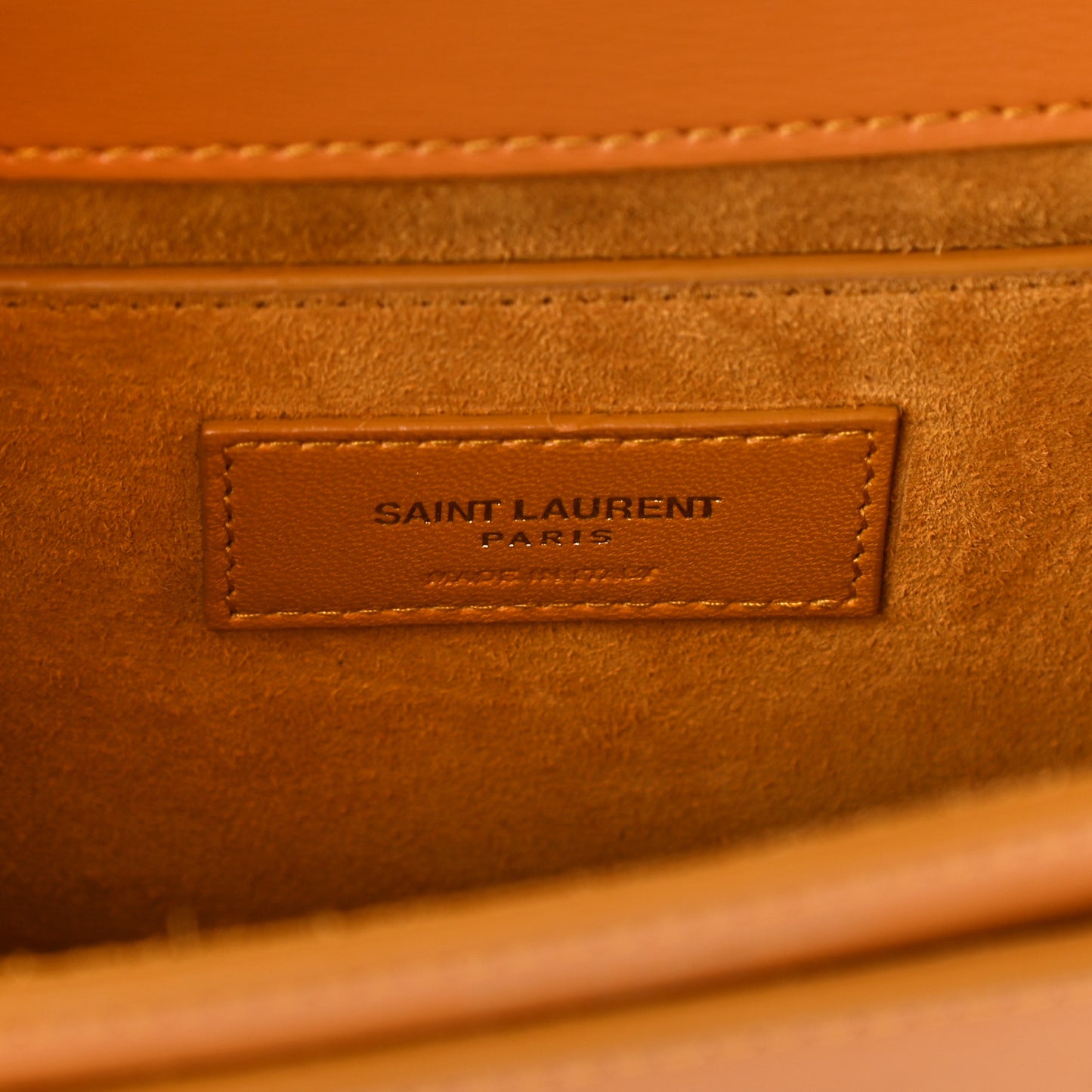 Calfskin Medium Monogram Sunset Cheddar