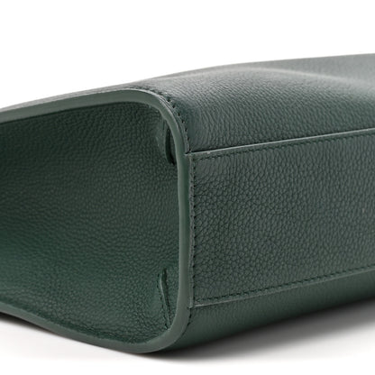 Salvatore Ferragamo Calfskin Mens Hug Briefcase Moss Green 9 of 11