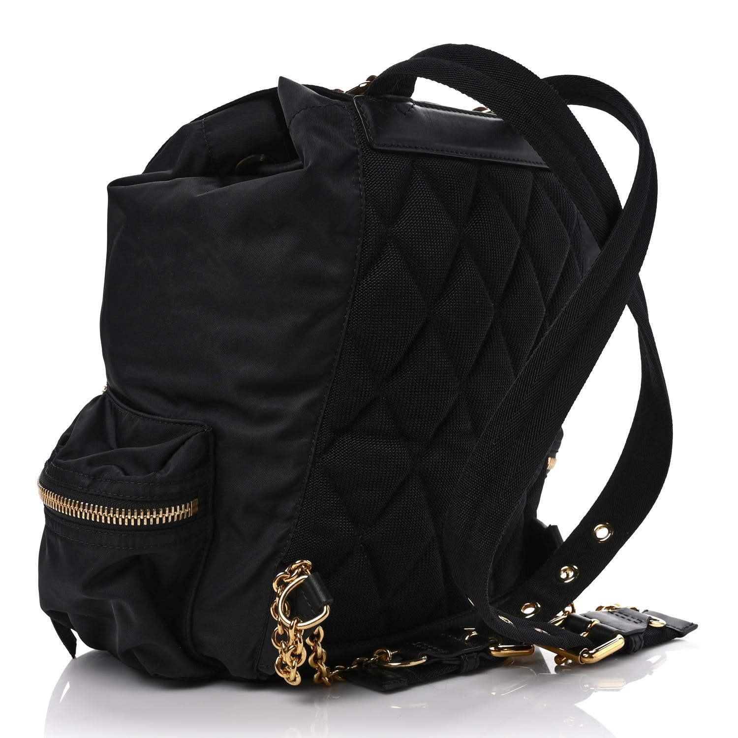 Burberry Nylon Medium Rucksack Backpack Black 3 of 9