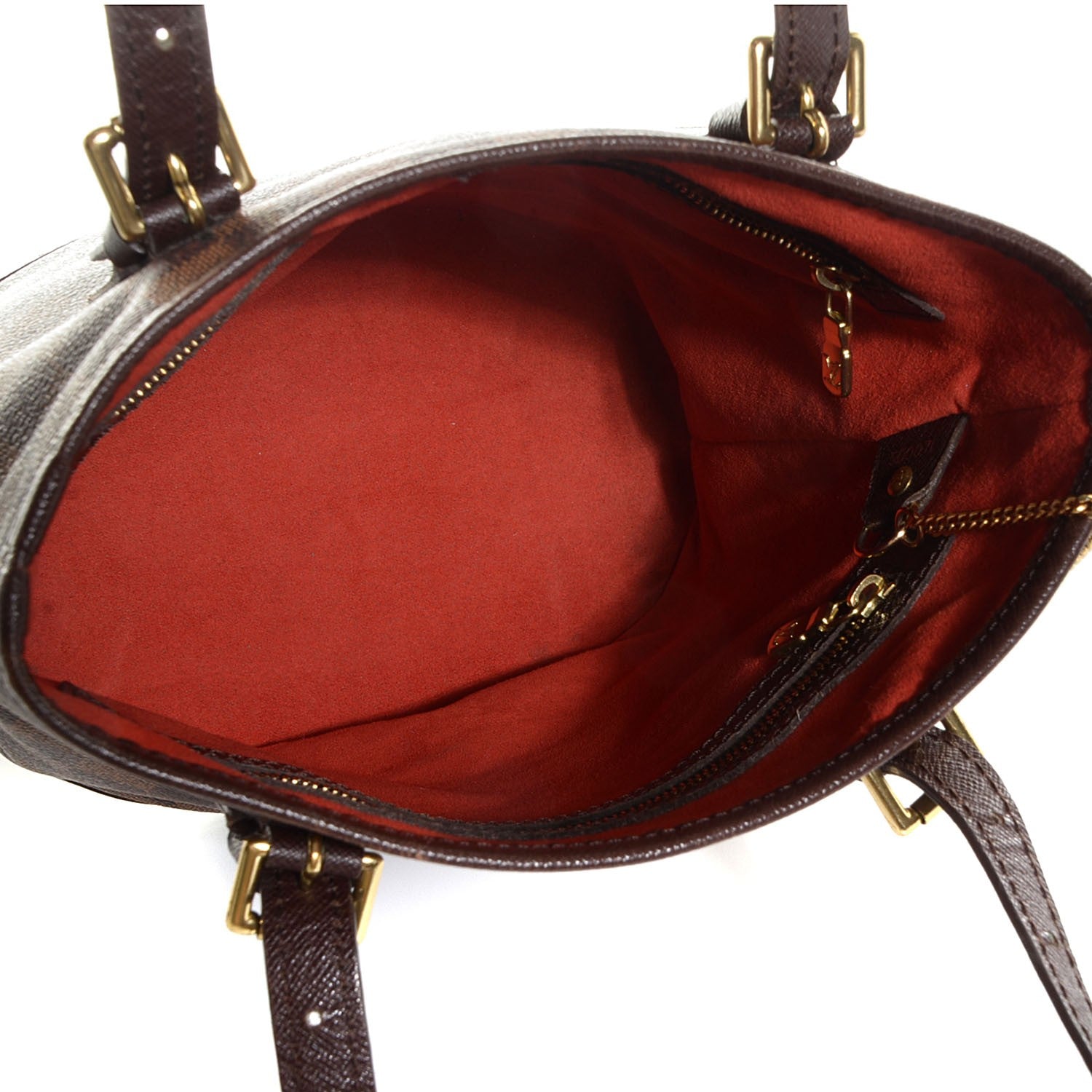 Louis Vuitton Damier Ebene Marais Bucket 23 5 of 8