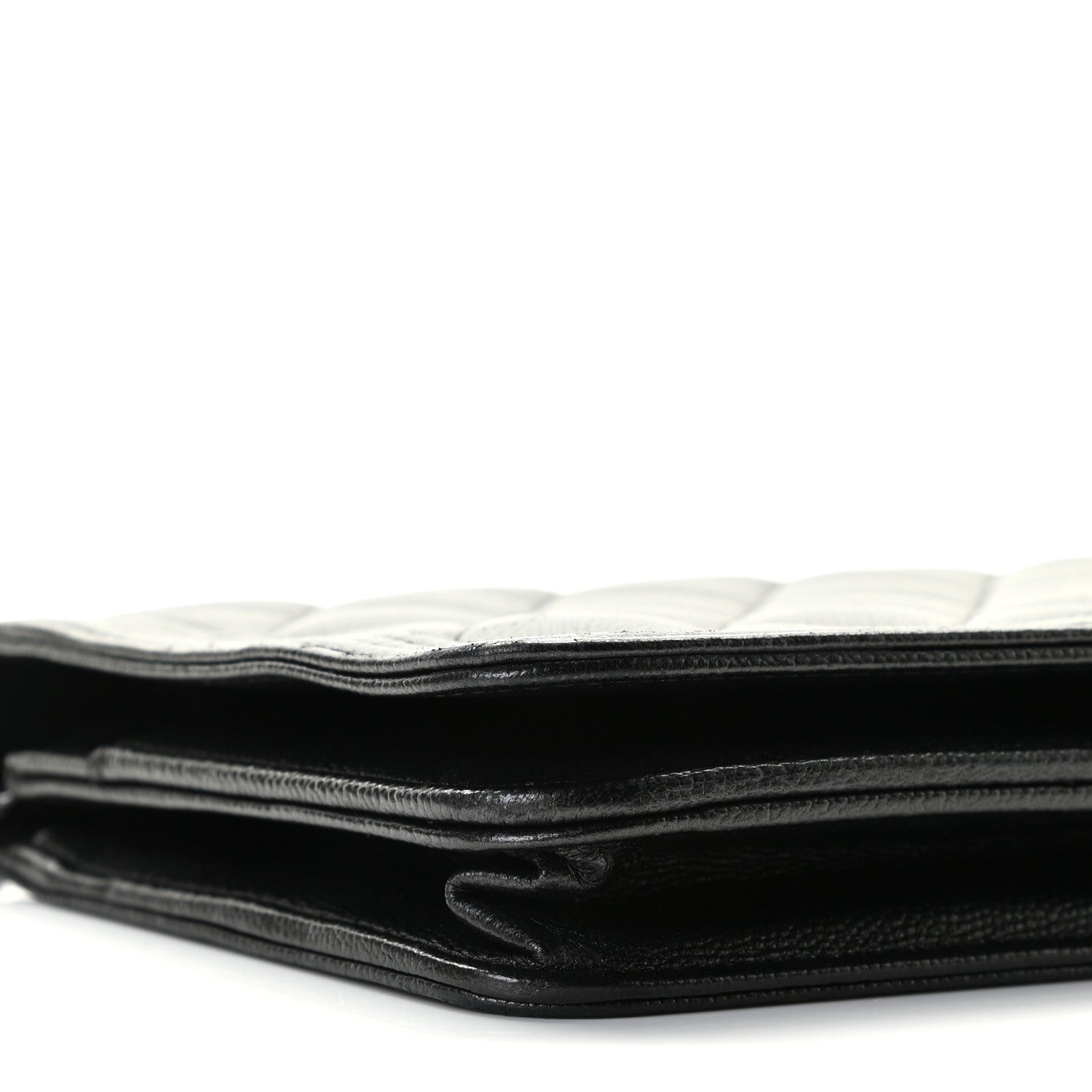 Chanel Caviar Quilted Boy Wallet On Chain WOC So Black 5 of 13