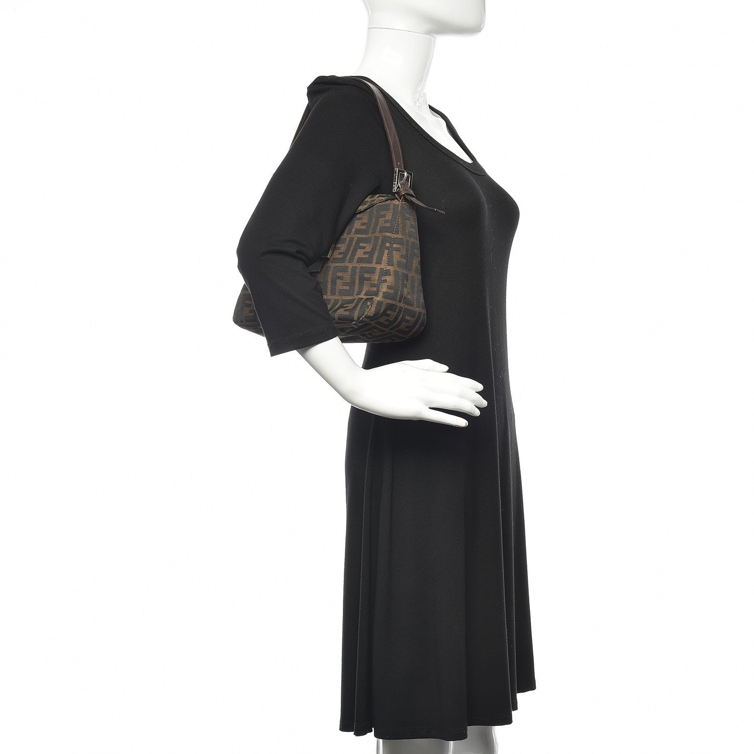 Fendi Zucca Mini Shoulder Bag Tobacco 2 of 10
