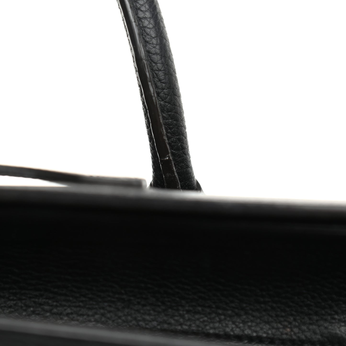 Drummed Calfskin Micro Luggage Black