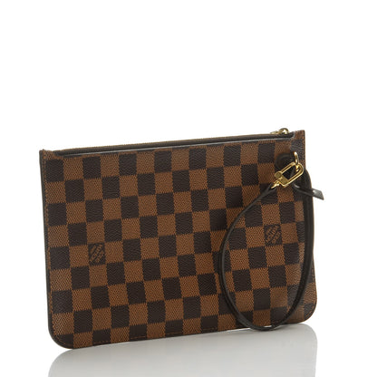 Louis Vuitton Damier Ebene Neverfull MM GM Pochette 3 of 8