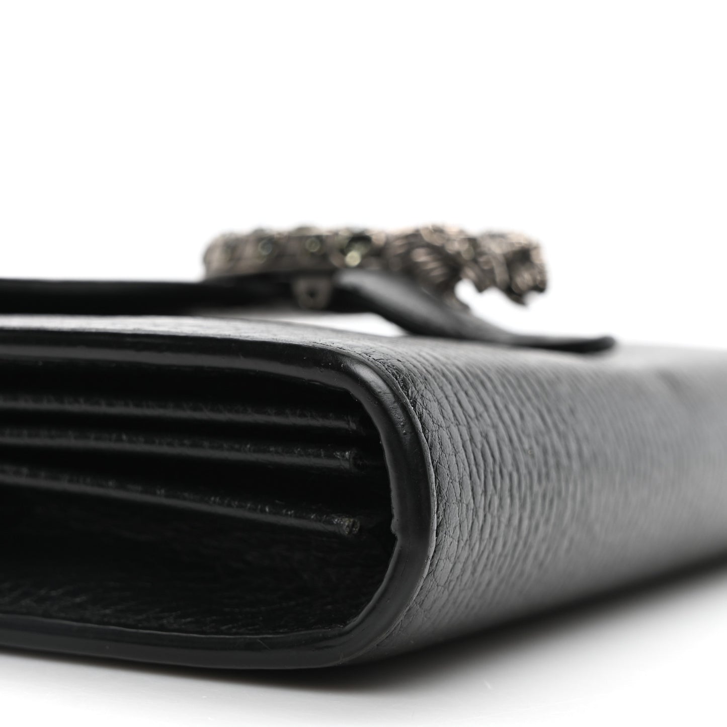 Calfskin Mini Dionysus Chain Wallet Black
