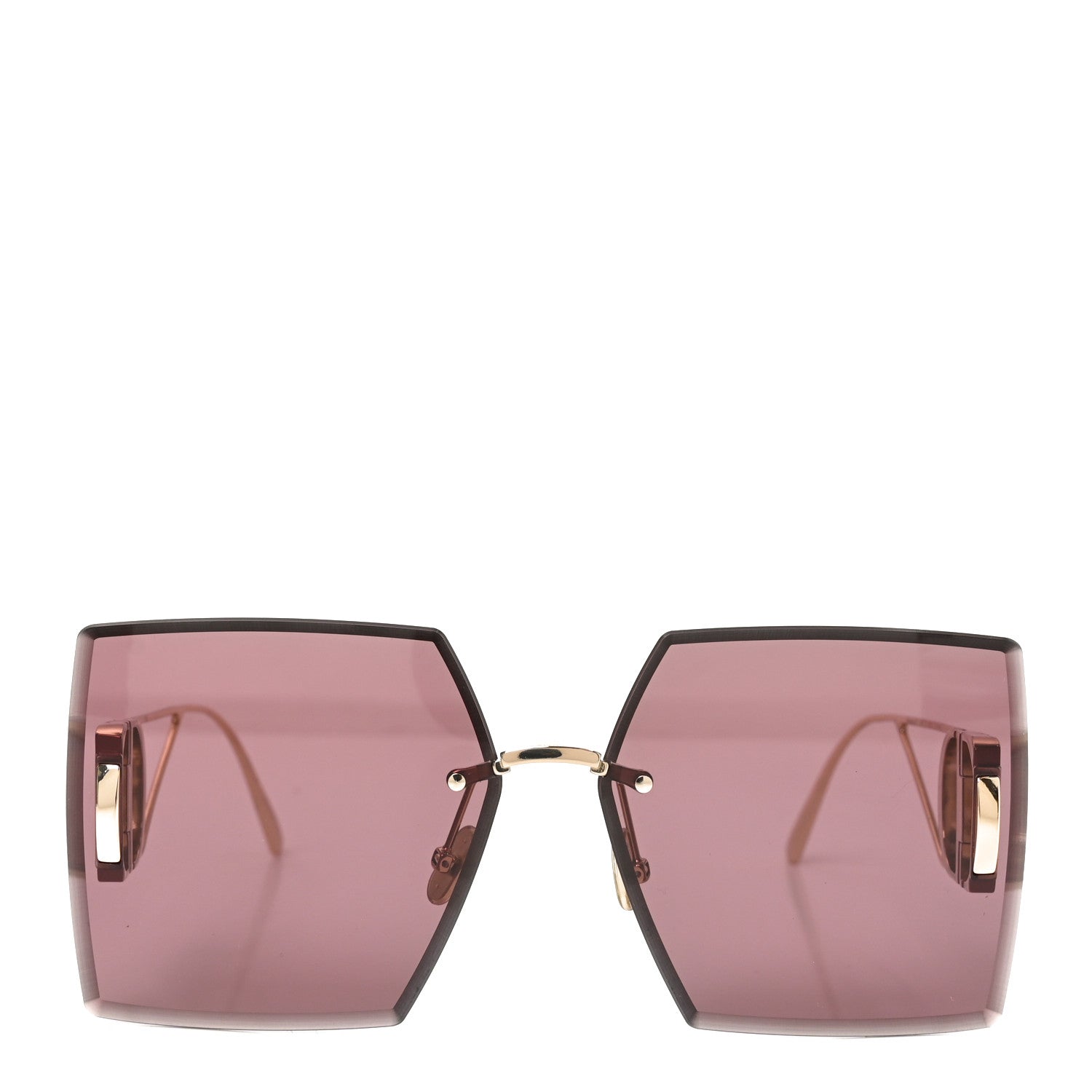 Christian Dior Square 30 Montaigne S7U Sunglasses Purple Pink 2 of 8
