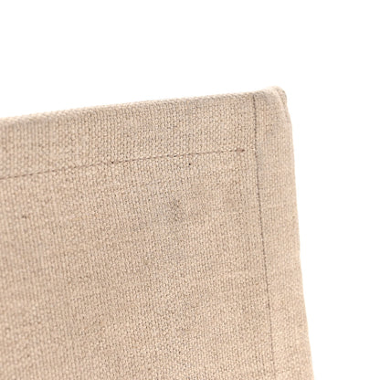 Saint Laurent Linen Calfskin Small Rive Gauche Tote Greggio Natural 12 of 16