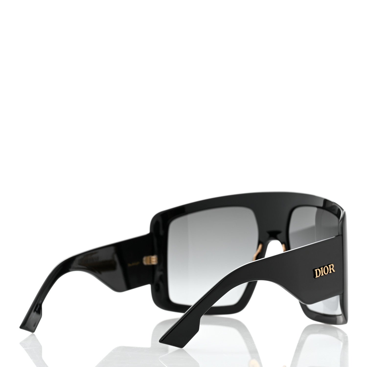 Christian Dior Acetate DiorSo Light 1 Shield Sunglasses Black 4 of 9