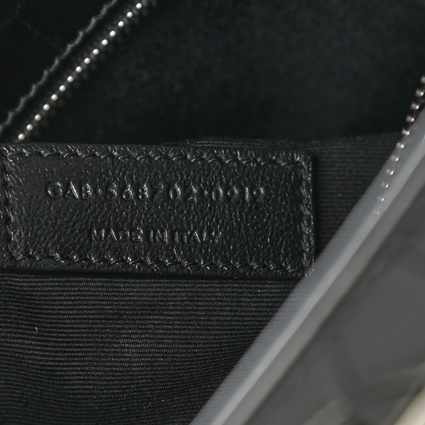 Shiny Calfskin Crocodile Embossed Small Manhattan Shopper Tote Black