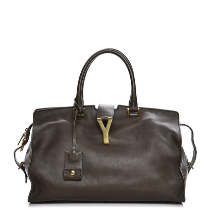 Saint Laurent Calfskin Medium Classic Y Cabas Earth 1 of 13