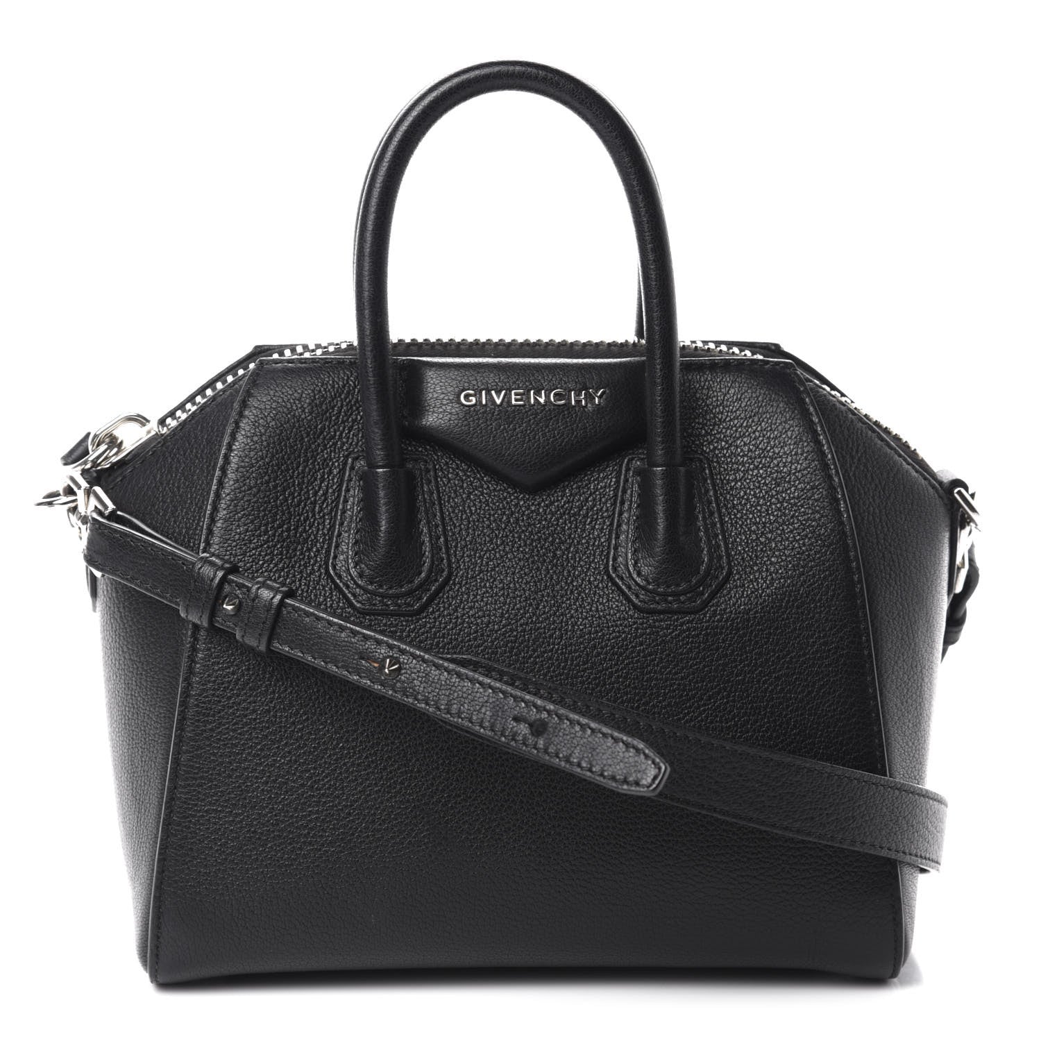 Givenchy Sugar Goatskin Mini Antigona Black 1 of 12