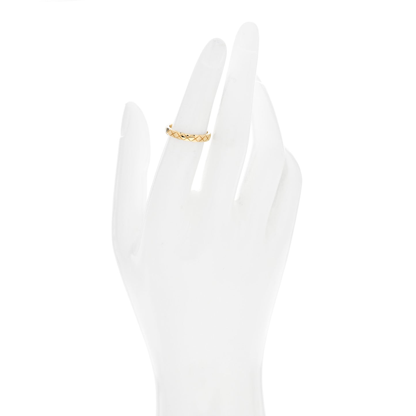 18K Yellow Gold Mini Coco Crush Ring 51 5.75