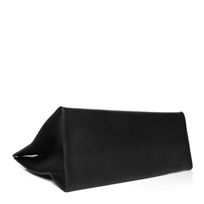 Telfar Vegan Leather Large Shopping Bag Black 4 of 10